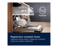 Zmywarka ELECTROLUX E62LC201S 60cm, 14kpl, QuickSelect 2.0, LightOnFloor, AirDry, 360Clean, FlexiMax, QuickLift ,3kosz - 1536159 - zdjęcie 12